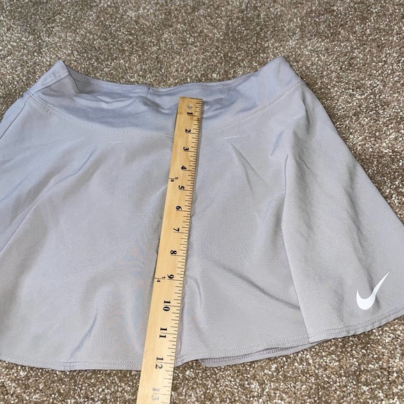 Nike golf skort skirt shorts gray mini circle skater athletic pull on SZ SM - Picture 4 of 10